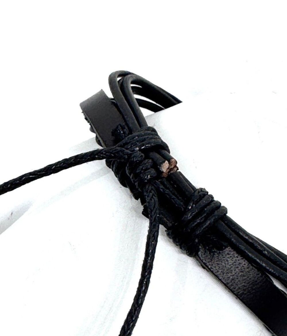 Black Wrap Ladies Women's Watch Wrap with Cute Bird Charm #1187 - Picture 7 of 8